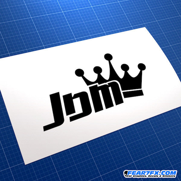 JDM King Car Vinyl Decal Sticker