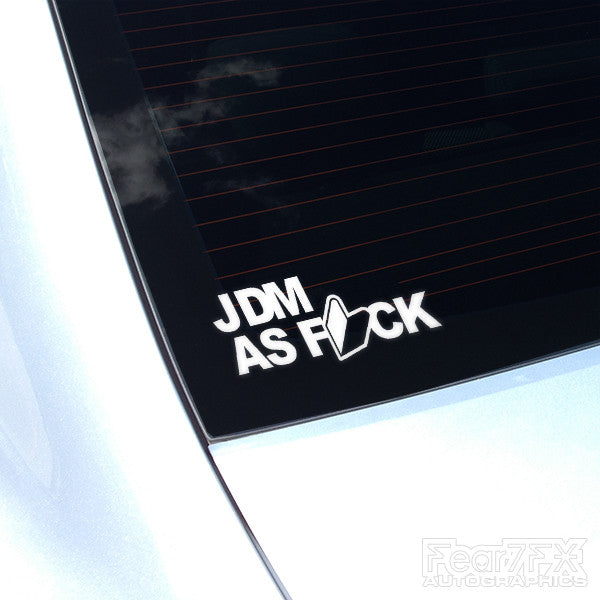 JDM as F*ck Vinyl Decal Sticker