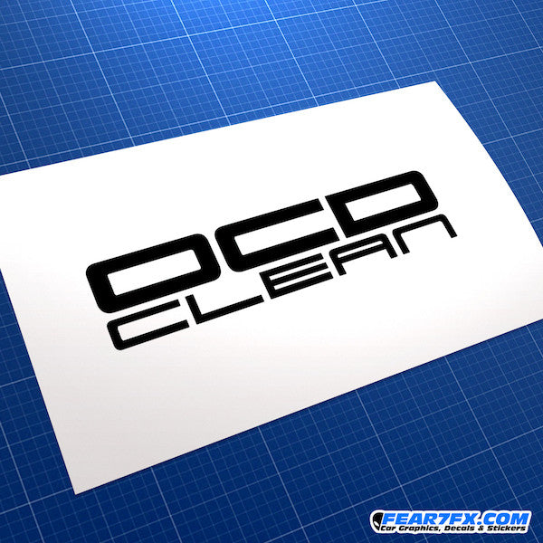 OCD Clean JDM Car Vinyl Decal Sticker