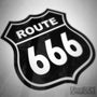 Route 666 Funny JDM Car Vinyl Decal Sticker