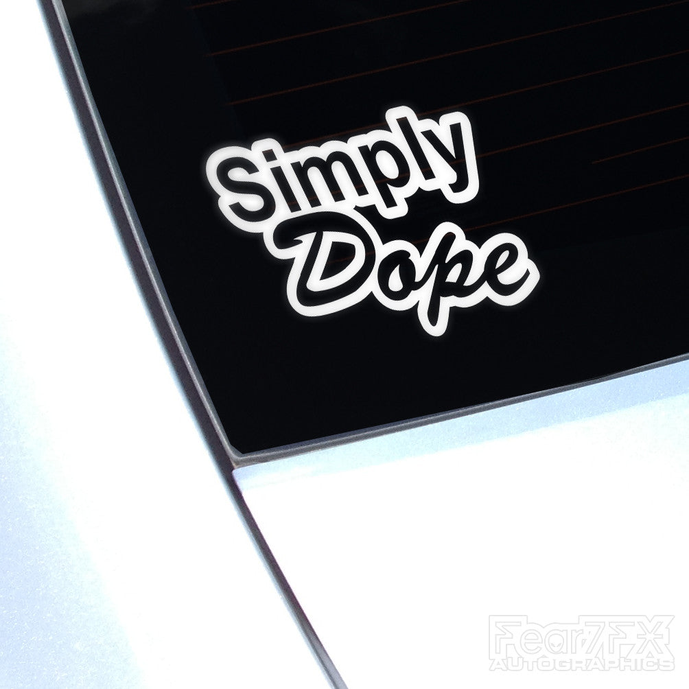 Simply Dope JDM Car Vinyl Decal Sticker