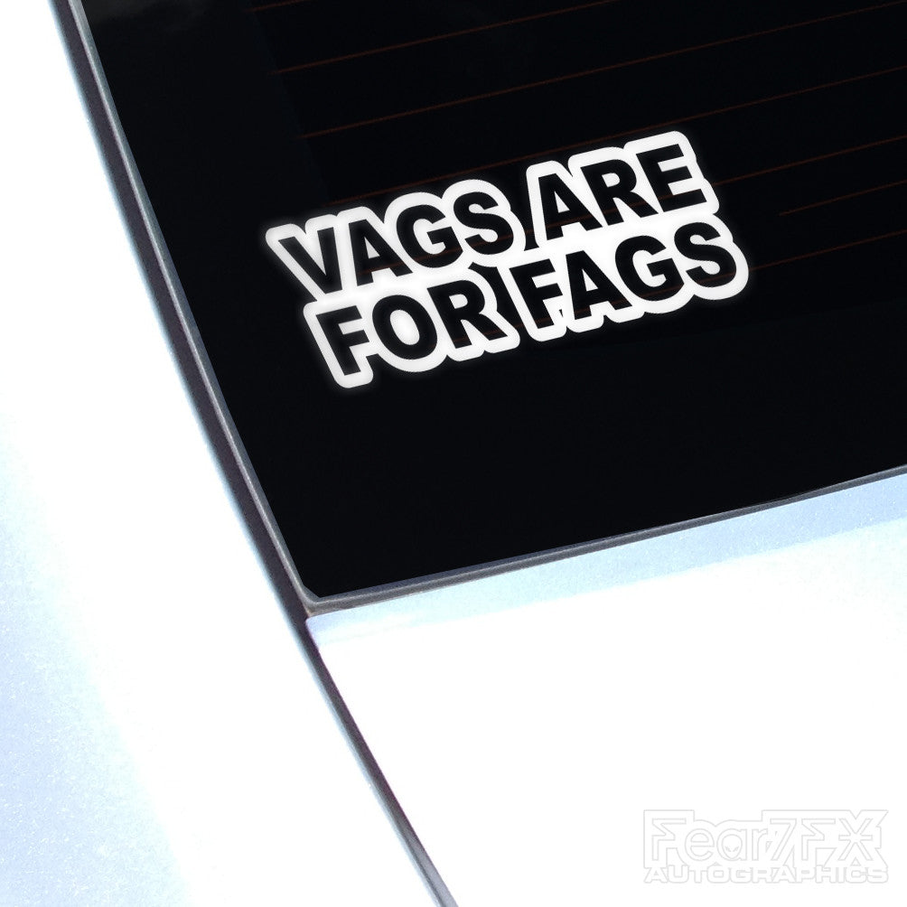 VAGS Are For FAGS JDM Car Vinyl Decal Sticker