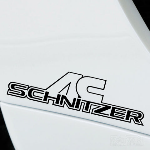 2x AC Schnitzer Performance Tuning Vinyl Decal