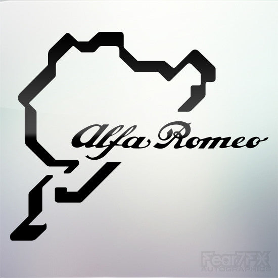 1x Alfa Romeo Nurburgring Vinyl Transfer Decal