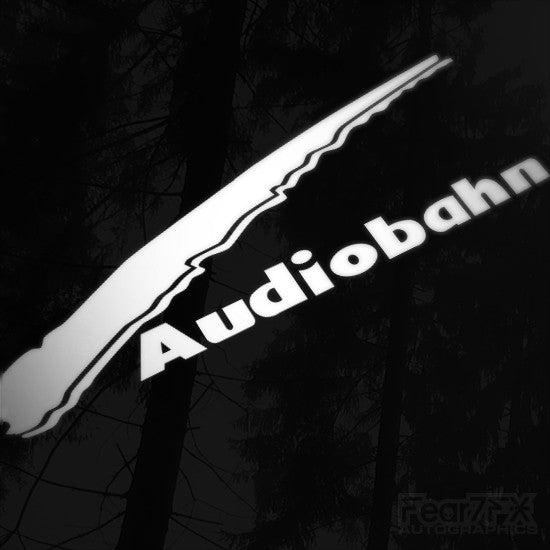 1x Audiobahn Audio Vinyl Transfer Decal