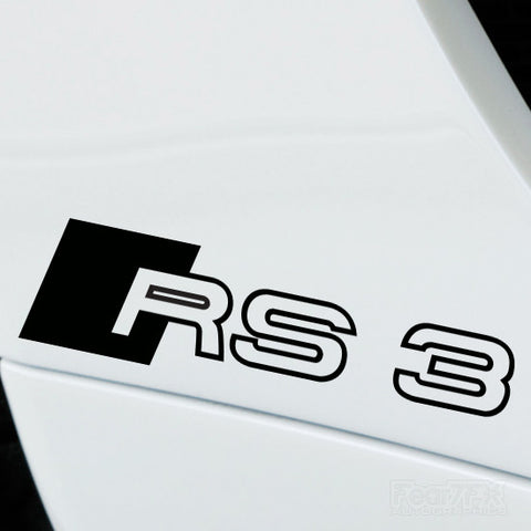 2x RS3 Performance Tuning Vinyl Decal