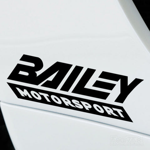 2x Bailey Motorsport Performance Tuning Vinyl Decal