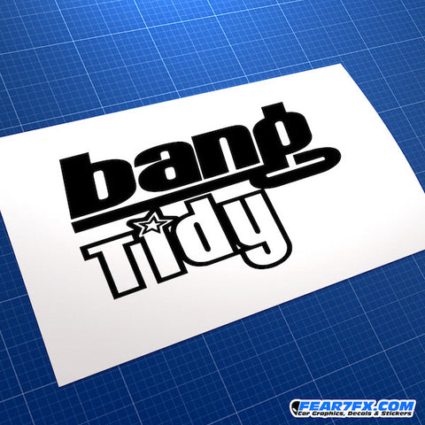 Bang Tidy JDM Car Vinyl Decal Sticker