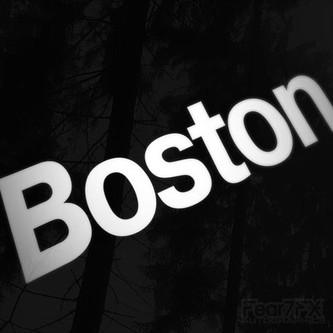 1x Boston Audio Vinyl Transfer Decal