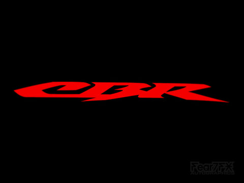 2x CBR Honda Vinyl Transfer Decal