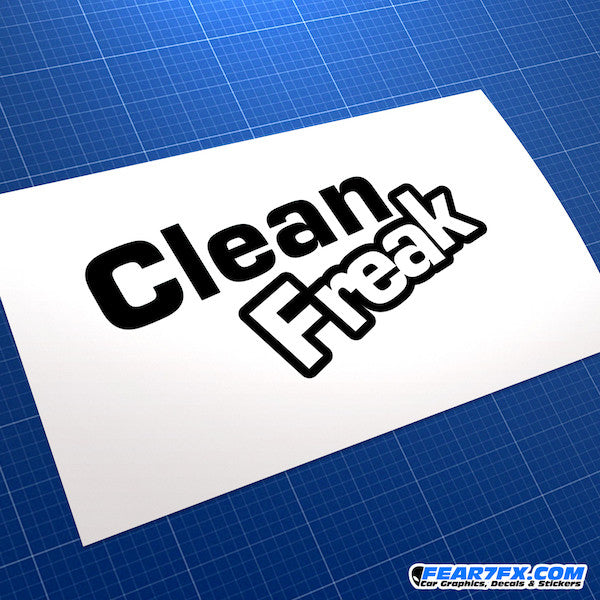 Clean Freak JDM Car Vinyl Decal Sticker
