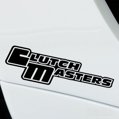 2x Clutch Masters Performance Tuning Vinyl Decal