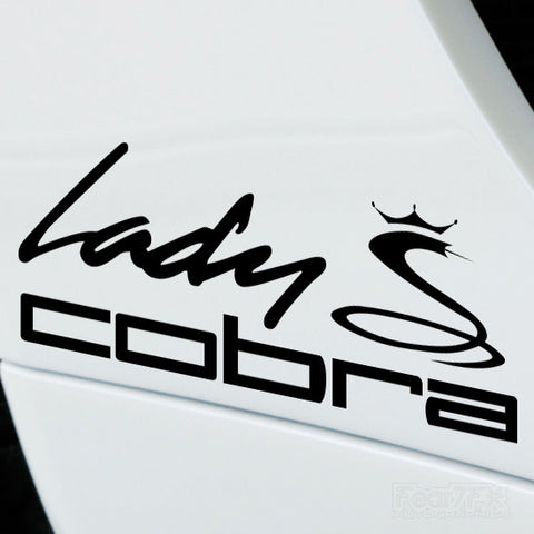 2x Lady Cobra Performance Tuning Vinyl Decal