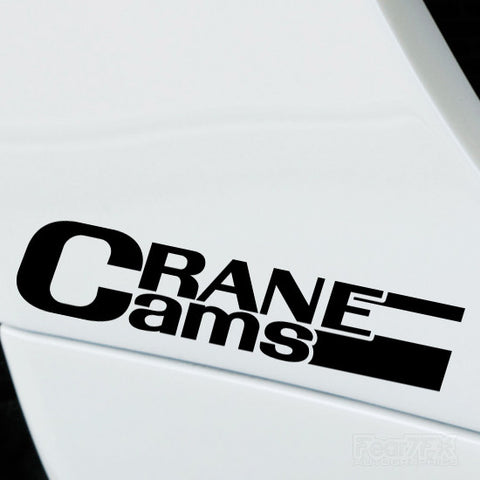 2x Crane Cams Performance Tuning Vinyl Decal