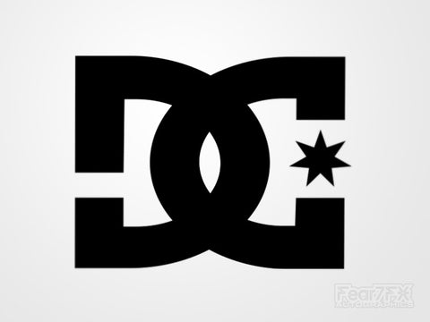 2x DC Logo Vinyl Transfer Decal