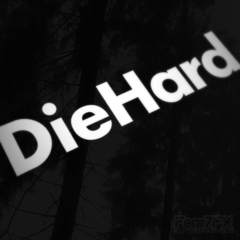 1x Die Hard Audio Vinyl Transfer Decal