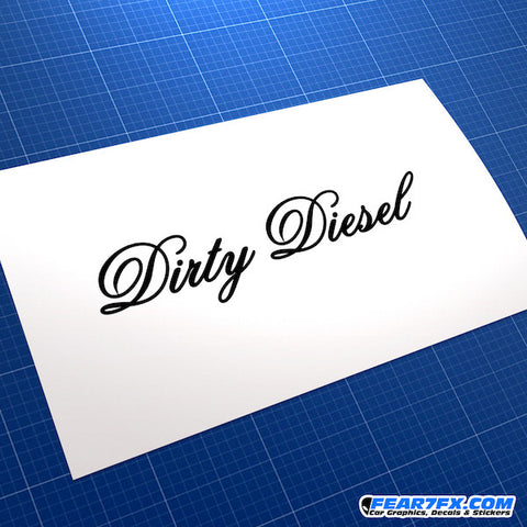 Dirty Diesel JDM Car Vinyl Decal Sticker