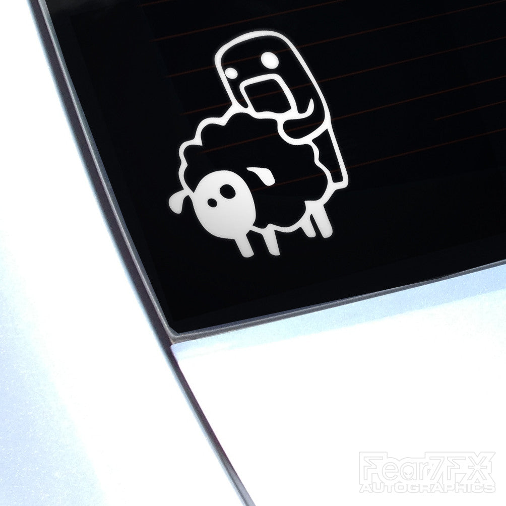 Domo Kun Sheep Jap Mascot JDM Car Vinyl Decal Sticker
