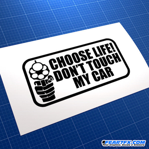 Don't Touch My Car Funny JDM Car Vinyl Decal Sticker