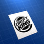 Drift King Burger King Style Car JDM Car Vinyl Decal Sticker