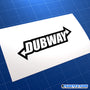 DUBWAY JDM Car Vinyl Decal Sticker