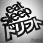 Eat Sleep Drift Japan JDM Euro Decal Sticker