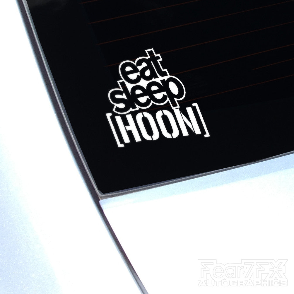 Eat Sleep Hoon Ken Block JDM Drift Decal Sticker