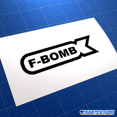F-Bomb FBomb JDM Car Vinyl Decal Sticker