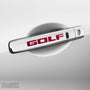 4x Golf Door Handle Vinyl Transfer Decals