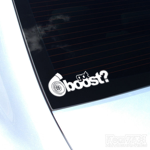 Got Boost? JDM Euro Turbo Decal Sticker
