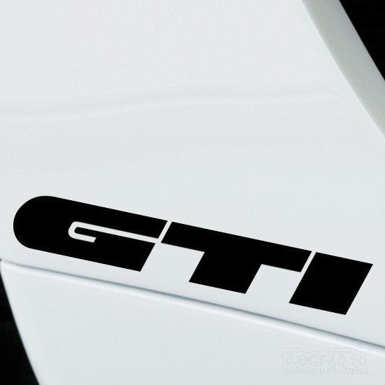 2x GTI Performance Tuning Vinyl Decal