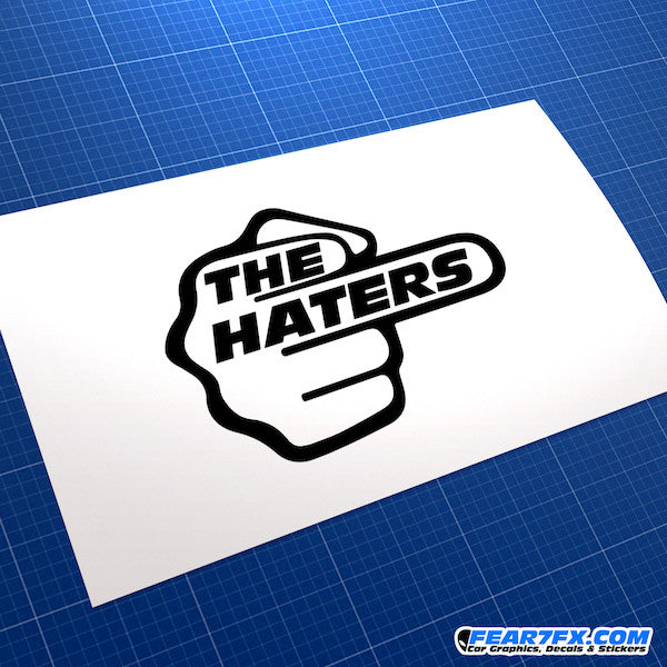 Middle Finger For The Haters JDM Car Vinyl Decal Sticker