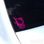 Hello Kitty With Rifle Vinyl Decal Sticker