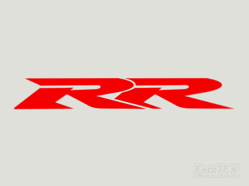 2x Honda RR Bike Vinyl Transfer Decal