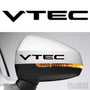 2x VTEC Side Mirror Vinyl Transfer Decals