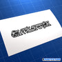 I'm Only Speeding Cos I Need A Poo! Funny JDM Car Vinyl Decal Sticker