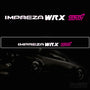 Impreza WRX STI Vinyl Windscreen SunStrip Any 3 Colours