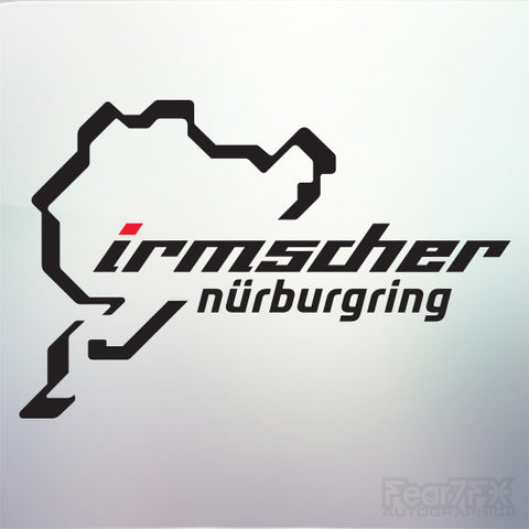 1x Irmscher Nurburgring Vinyl Transfer Decal