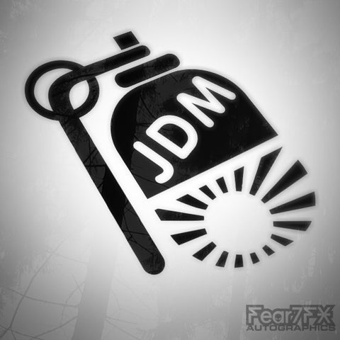 JDM Bomb Grenade Decal Sticker