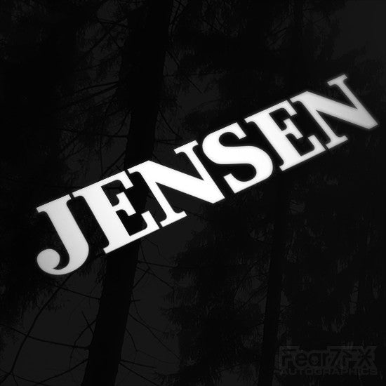 1x Jensen Audio Vinyl Transfer Decal