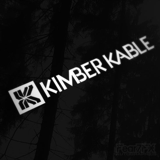 1x Kimber Kable Audio Vinyl Transfer Decal