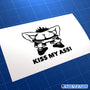 Kiss My Ass! V2 Funny JDM Car Vinyl Decal Sticker