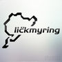 1x Lick My Ring Nurburgring Vinyl Transfer Decal