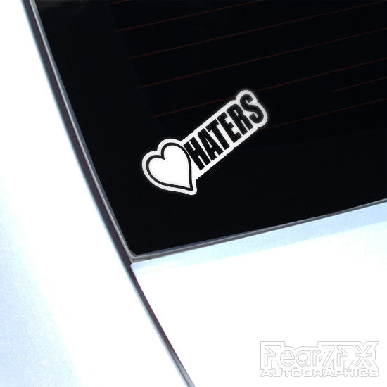 Love Haters JDM Car Vinyl Decal Sticker