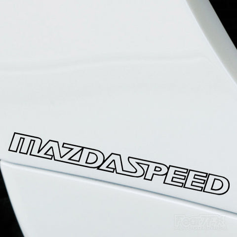 2x Mazdaspeed V2 Performance Tuning Vinyl Decal