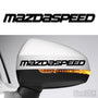 2x Mazdaspeed Side Mirror Vinyl Transfer Decals