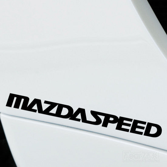 2x Mazdaspeed Performance Tuning Vinyl Decal