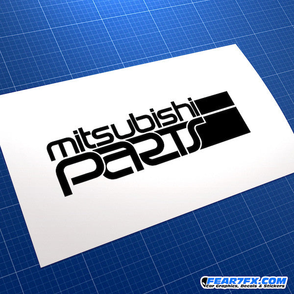 Mitsubishi Parts Car Funny JDM Car Vinyl Decal Sticker