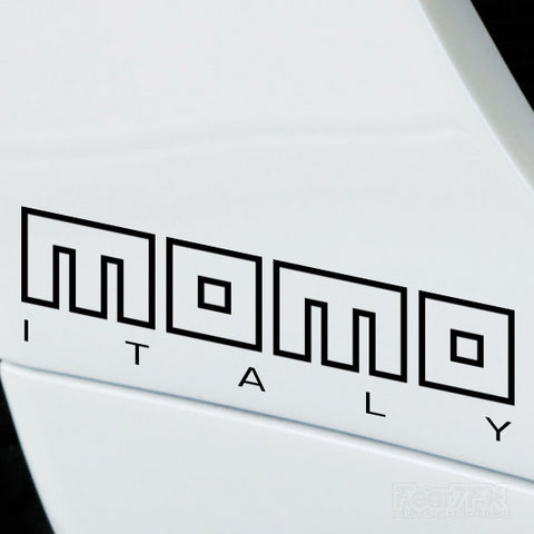 2x Momo Italy Performance Tuning Vinyl Decal