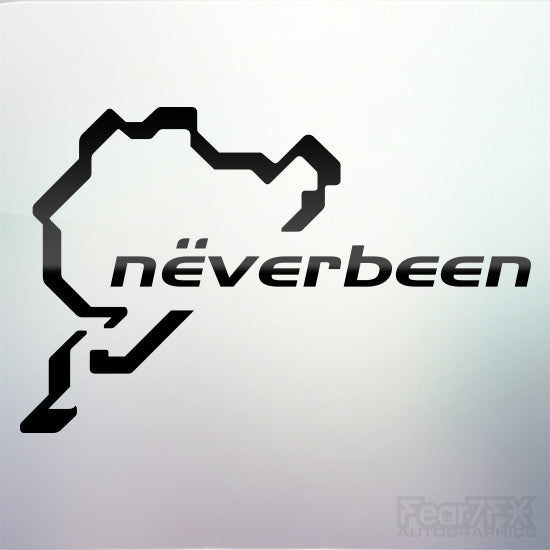1x Neverbeen Nurburgring Vinyl Transfer Decal